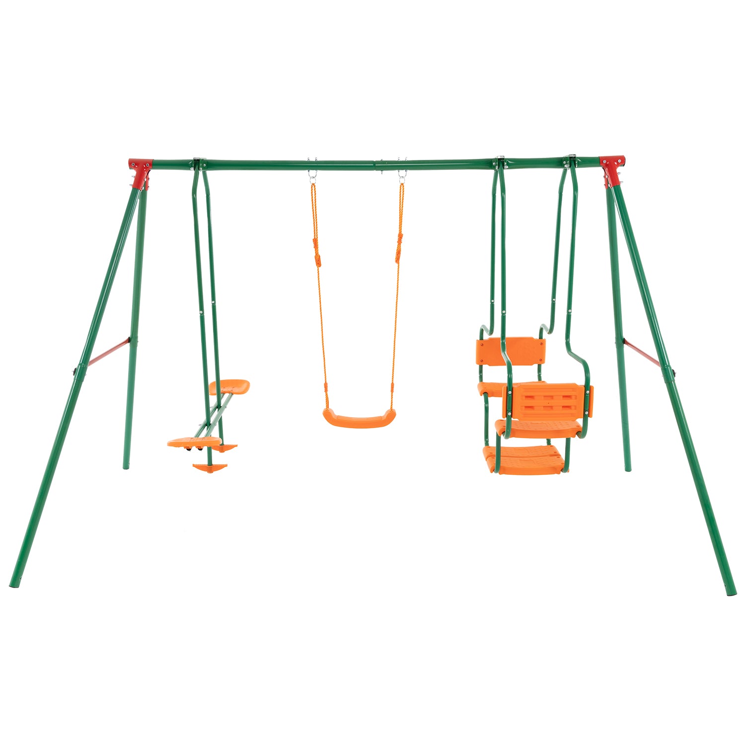 TU GIOCHI - Altalena da Giardino 5 Posti in Acciaio - h196x306x156 cm